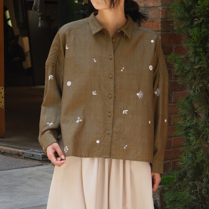 【SALE】 AODRESS no.04 mini purana small collar shirt 衬衫
