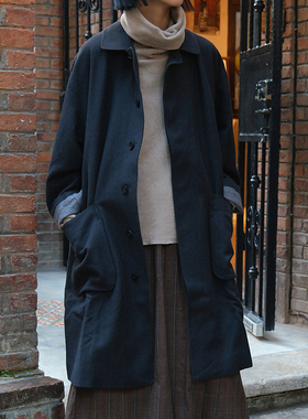 inLESS丨AVIVA JIFEI XUE Mac Coat 羊毛棉长外套风衣