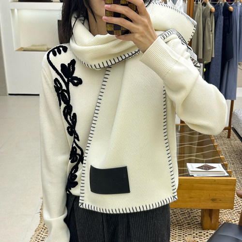 JIL SANDER 7折 WOOL SCARF 围巾 折扣款不退不换