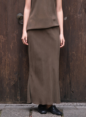inLESS | Gabriela coll garments CUPRO BIAS CUT 铜氨丝半裙
