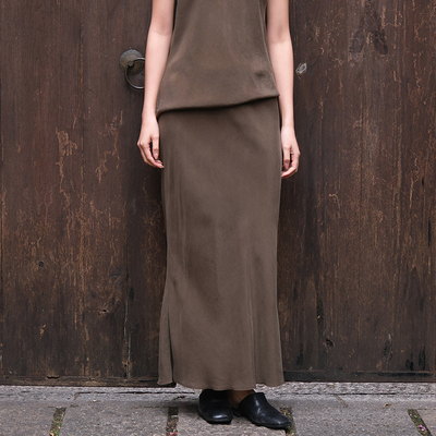 inLESS | Gabriela coll garments CUPRO BIAS CUT 铜氨丝半裙
