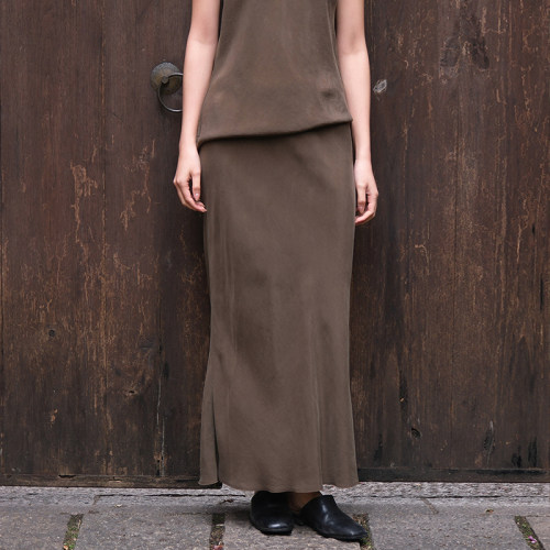 【SALE】Gabriela coll garments CUPRO BIAS CUT 铜氨丝半裙