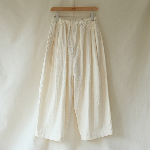 inLESS丨VERITECOEUR VC-2836 PANTS 全松紧腰纯棉休闲长裤女