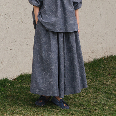 inLESS｜Sejour Vol.08  提花色织棉麻半裙