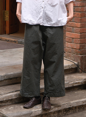 inLESS丨Album di Famiglia WIDE & SHORT TROUSERS CC宽松九分裤