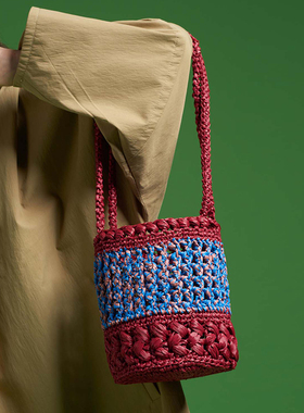 inLESS丨Le temps des rêves颂的鹤 French Market 法式水桶包女