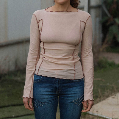 inLESS | Baserange OMATO LONG SLEEVE TEE 有机棉混纺长袖T恤女