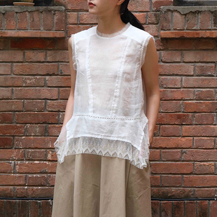 NATIVE 蕾丝衬衫 VILLAGE 无袖 背心上衣女 No.03 inLESS