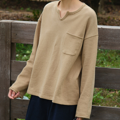 inLESS｜Sejour Vol.08  汉麻棉V领长袖T恤