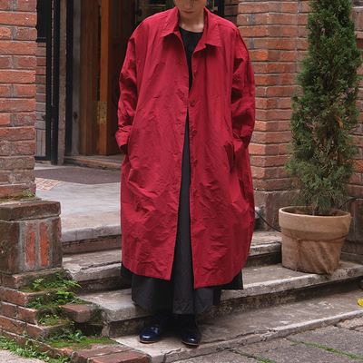 inLESS丨Casey Casey 2PCS COAT 塔夫绸大衣风衣外套女