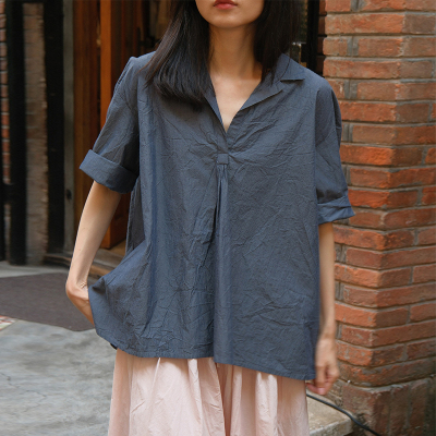 inLESS丨Manuelle Guibal 7048 Vareuse M3/4 LOOMI 纯棉衬衫上衣