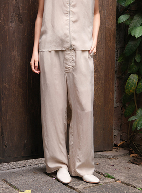inLESS | Gabriela coll garments CUPRO DRAWSTRING 铜氨丝长裤