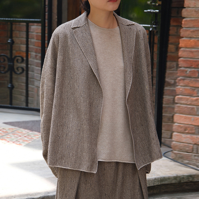 inLESS丨BOBOUTIC COMPLETION 羊毛羊绒夹克外套女