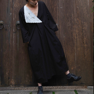 landscape inLESS No.07 VILLAGE 刺绣领连衣裙女 NATIVE