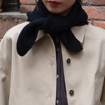 inLESS丨Studio Nicholson 12GG TRIANGLE SCARF 羊毛三角围巾