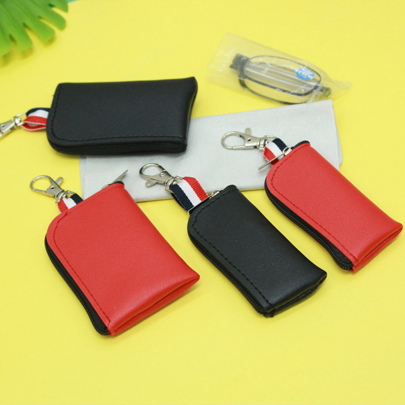 折叠式老花镜收纳包带拉链便携式金属扣防掉落防丢可挂式PU眼镜袋,ZIPPO/瑞士军刀/眼镜,眼镜盒,淘宝优惠券,粉丝福利购,淘宝优惠卷