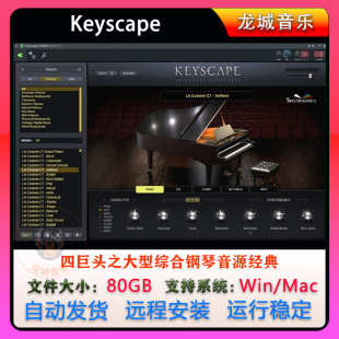 四巨头之Keyscape大型综合钢琴音源经典Piano音色插件Win/Mac安装