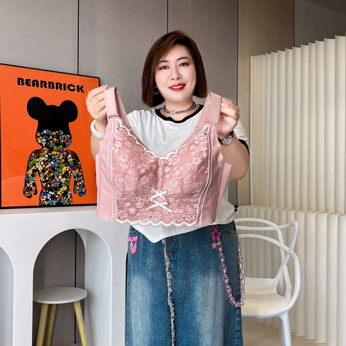 大罩杯全包裹无钢圈高侧比收副乳