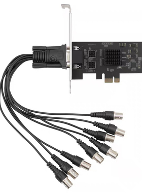 8路720全实时 4路1080P 全实时 AHD PCI-E视频采集卡 Directshow