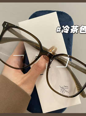 专业网上近视眼镜女可配度数超轻TR90方形素颜神器显脸小眼睛框架