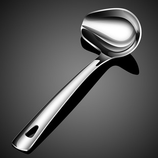 304不锈钢淋汁勺长柄油勺鸭嘴勺厨房家用酒店浇汁勺淋汤汁专用勺