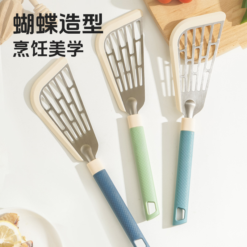 多功能不锈钢硅胶耐高温不粘锅铲