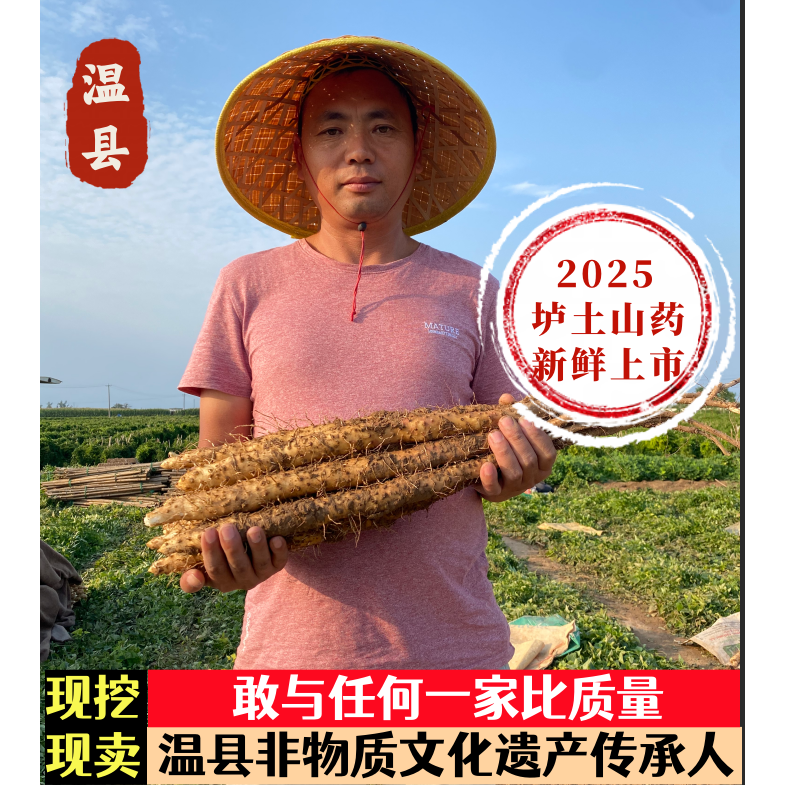 【鲜大叔】新山药现挖粉糯温县