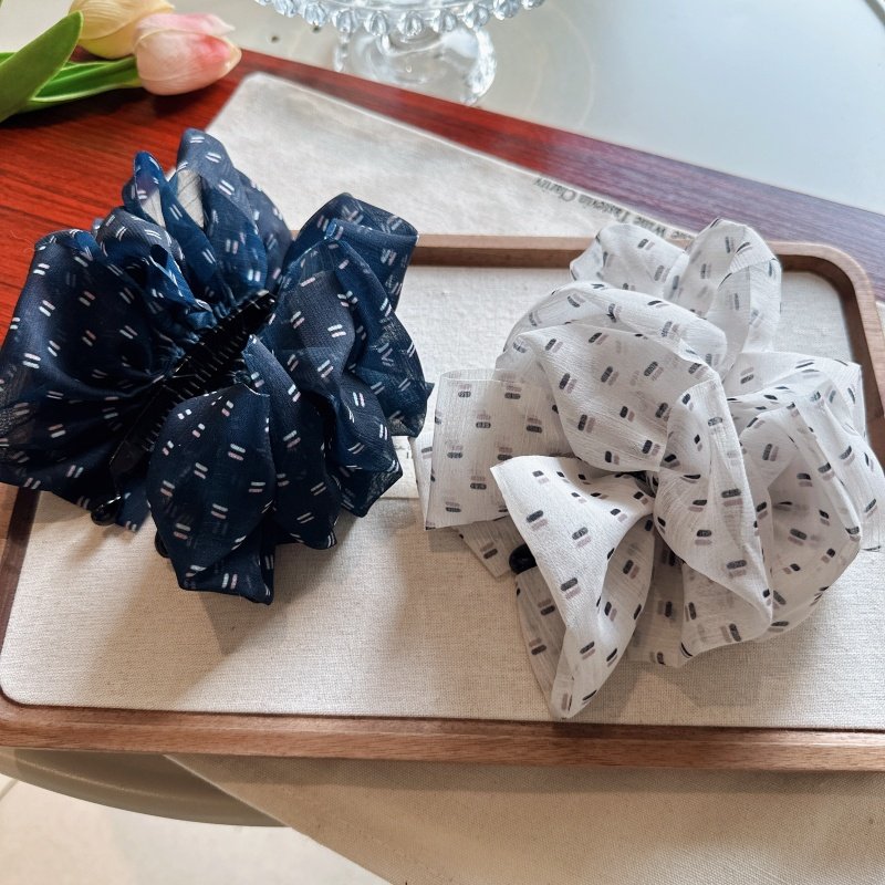 韩国气质褶皱布艺发夹复古多层蝴蝶结马尾夹少女后脑勺香蕉夹竖夹,饰品/流行首饰/时尚饰品新,发饰,淘宝优惠券,粉丝福利购,淘宝优惠卷