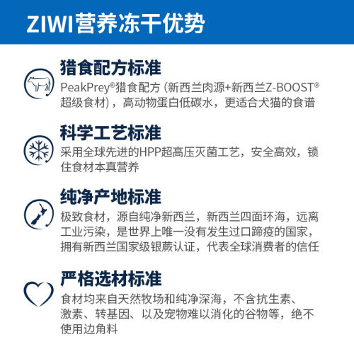 ZIWI品牌介绍营养冻干优势