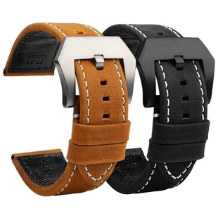 适配卡西欧PROTREK系列PRW-6900Y/6800 PRW-3400登山真皮手表带男