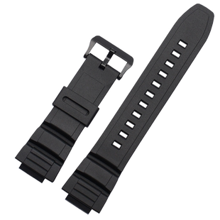 适配卡西欧MCW-100H/110H/W-S220/HDDS100运动树脂硅胶手表带配件