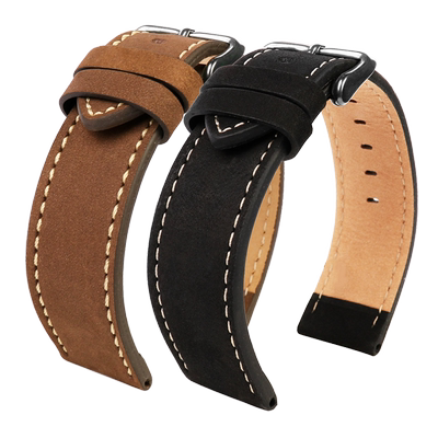 适配seagull海鸥手表巨匠系列819.13.6063真皮手表带配件男20 22m