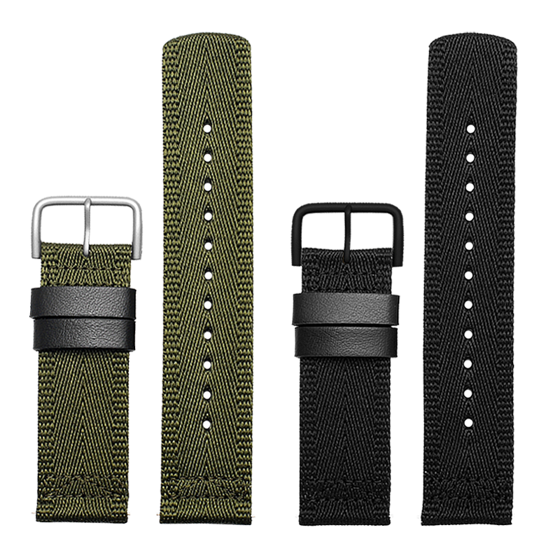 靓美莱适配卡西欧PROTREK系列PRW-60/61/50/70Y/30尼龙帆布手表带