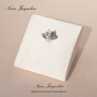 【胡连馨同款】NanaJacqueline水滴弧线戒指女新款高级感生日礼物