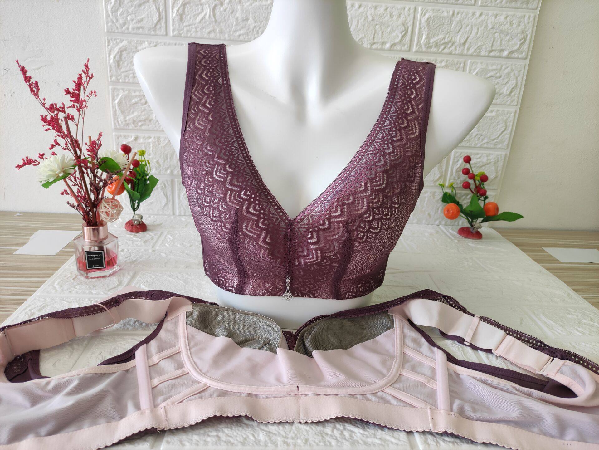 正品傲雪棋银纤维内衣 收副乳聚拢舒适超薄透气文胸e066 0681 079