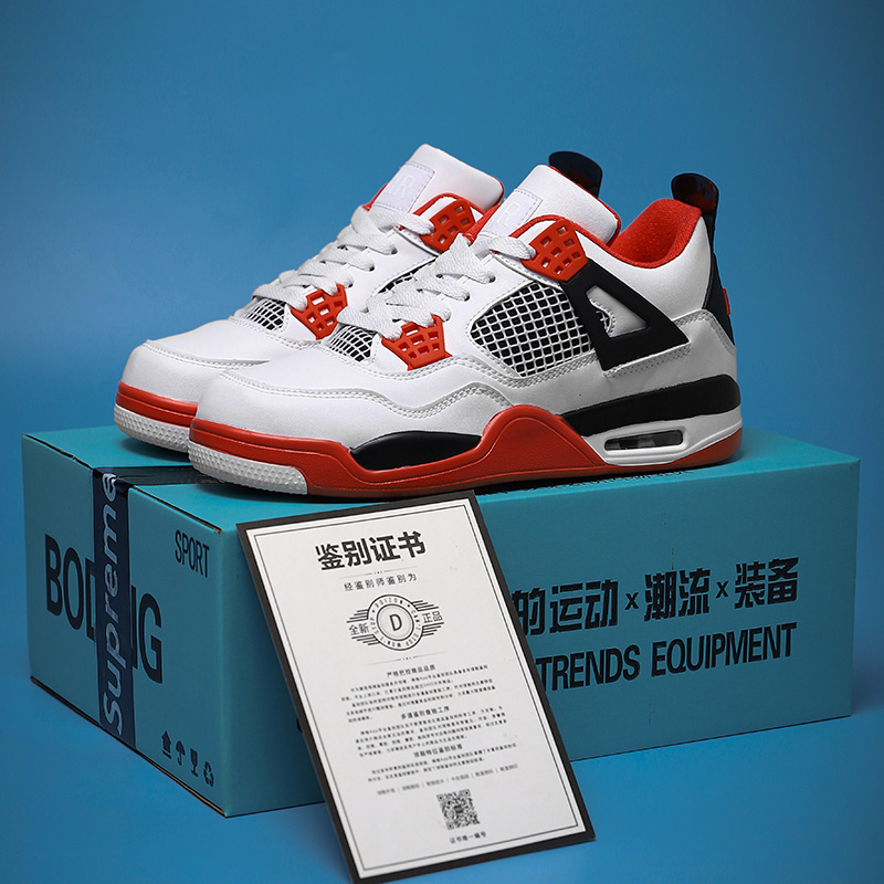 莆田纯原aj4电母男鞋2025新款白水泥高帮aj3篮球鞋运动休闲板鞋女