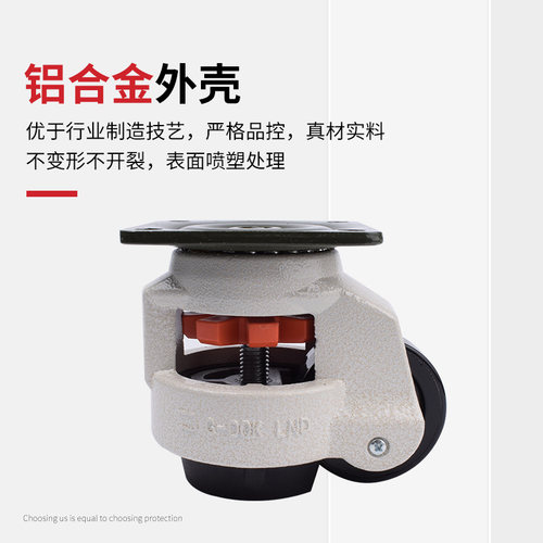 水平调节轮福马轮支撑脚轮重型万向轮40FS60F80F100F120F搬家神器