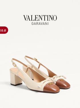 [礼物]华伦天奴VALENTINO女士 VALET DU ROI 羊皮革高跟鞋