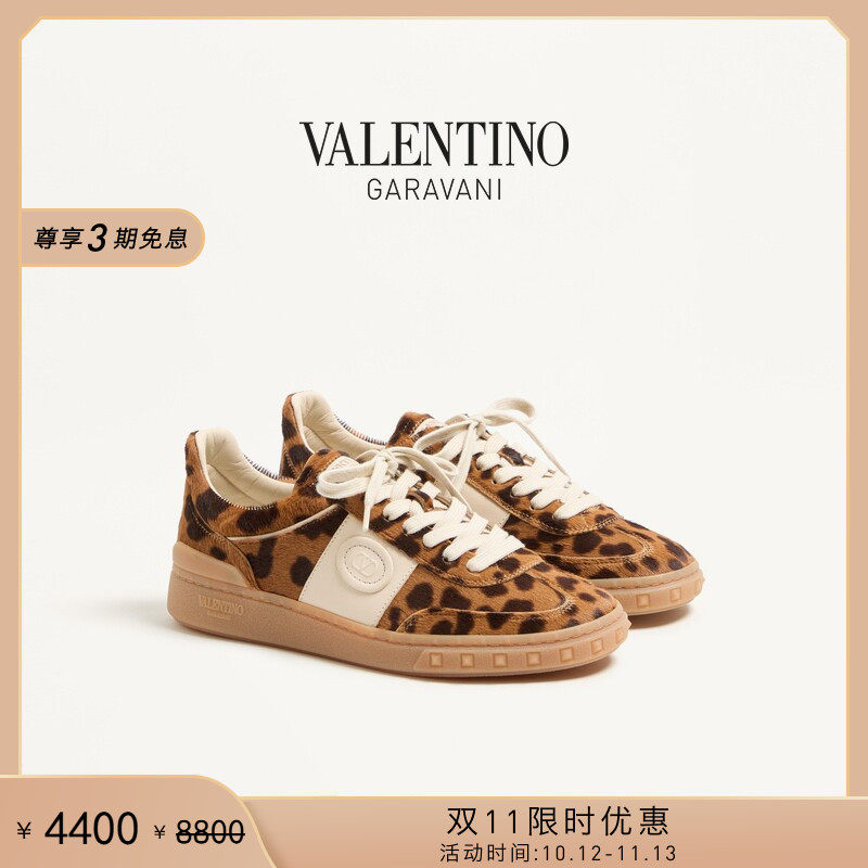 [双11限时优惠]华伦天奴VALENTINO女UPVILLAGE牛皮革运动鞋