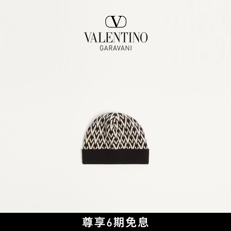 华伦天奴VALENTINO男士羊毛帽