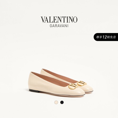华伦天奴VALENTINO女士芭蕾鞋