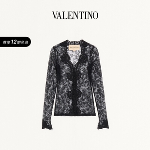 华伦天奴VALENTINO女士蕾丝开衫 上市 新品