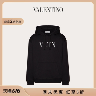 华伦天奴VALENTINO男士 末优惠 印花连帽卫衣 季 VLTN