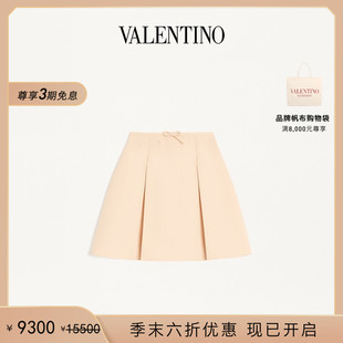 礼物 末优惠 华伦天奴VALENTINO女士 CREPE 短裙 COUTURE 季