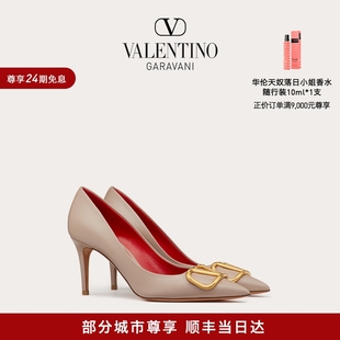 高跟鞋 华伦天奴VALENTINO女士 SIGNATURE VLOGO 24期免息