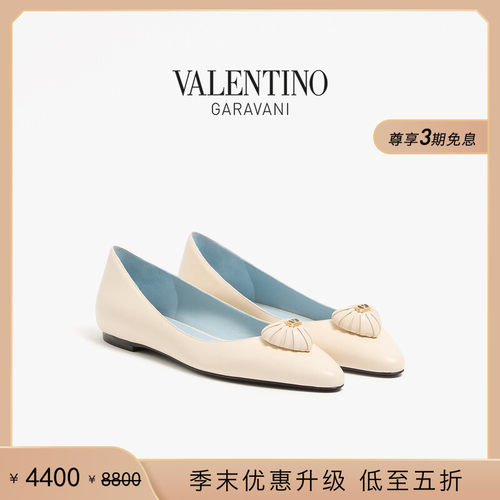 华伦天奴VALENTINO女士芭蕾鞋