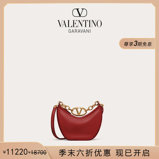 華倫天奴VALENTINO女士 末優(yōu)惠 VLOGO 季 MOON迷你HOBO手袋單肩包
