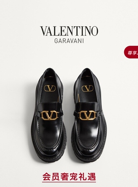 [24期免息]华伦天奴VALENTINO女士 VLOGO SIGNATURE 乐福鞋[礼物]