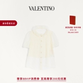 上衣 华伦天奴VALENTINO女士雪纺短袖 礼物 6期免息