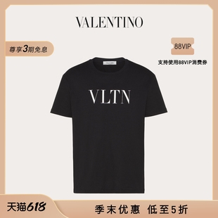 华伦天奴VALENTINO男士 末优惠 印花T恤短袖 季 VLTN